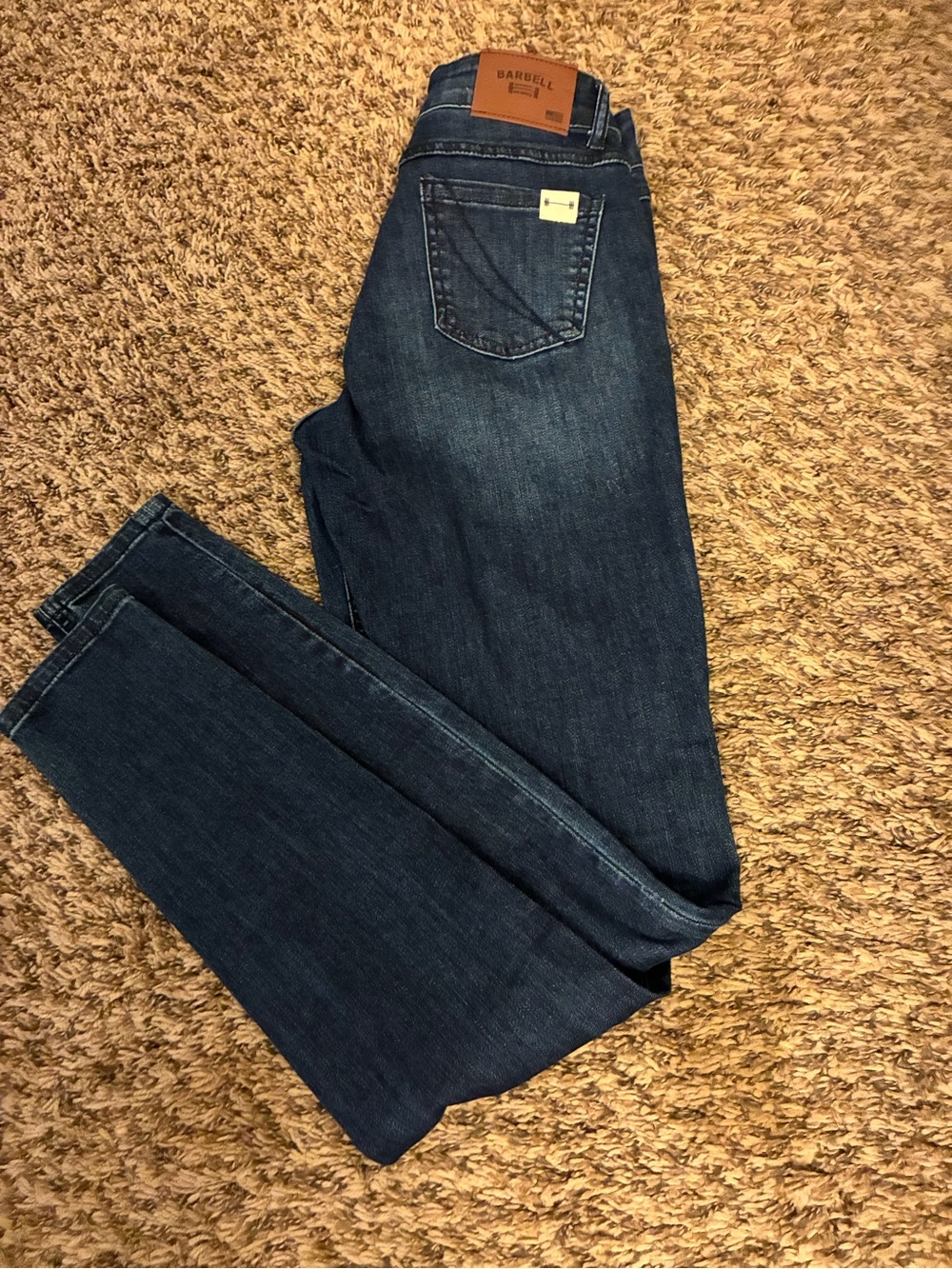 Barbell Dark Indigo Straight-Leg Men’s Jeans